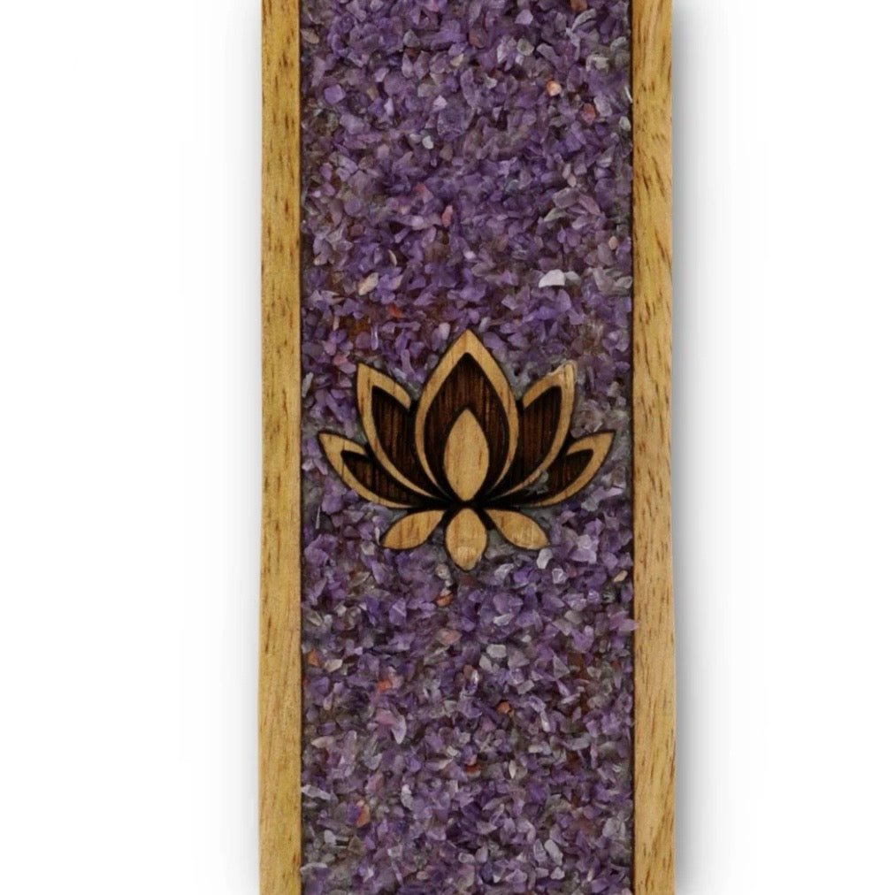 BRUCIAINCENSO FIORE DI LOTO - Ametista - Clorophilla Shop