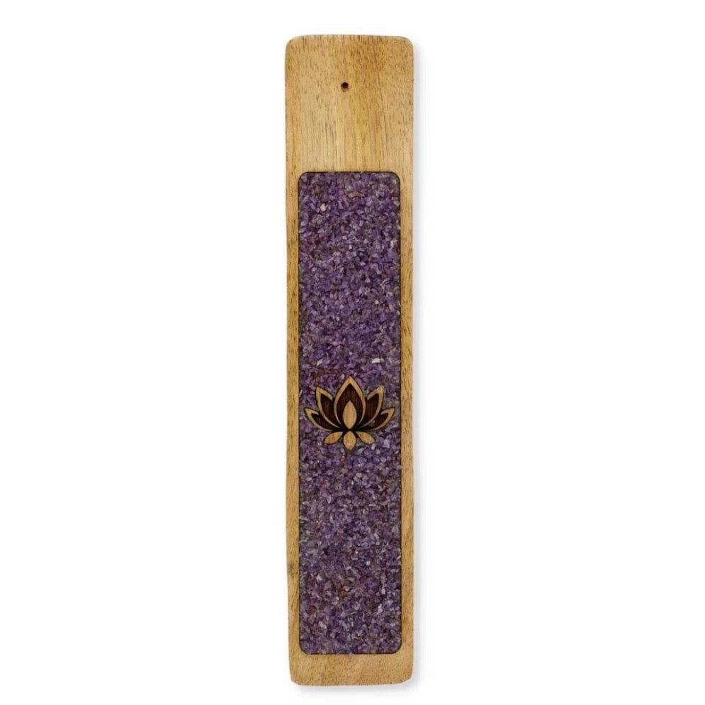 BRUCIAINCENSO FIORE DI LOTO - Ametista - Clorophilla Shop