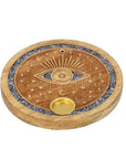 BRUCIAINCENSO OCCHIO CON SODALITE PROTEZIONE MALOCCHIO - Incenso in bastoncini e coni - Clorophilla Shop