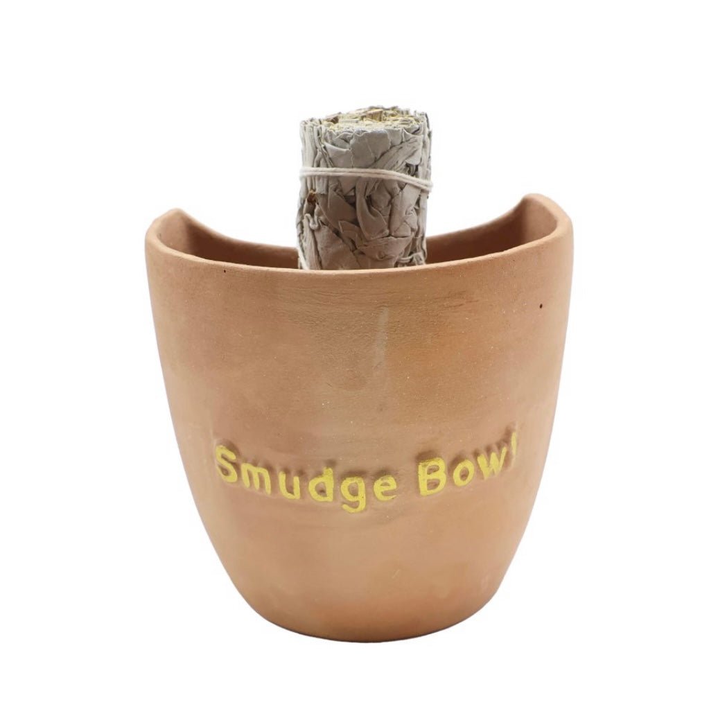 BRUCIAINCENSO SMUDGE, SALVIA BIANCA E PALO SANTO - Ciotola fumigazione - Clorophilla Shop
