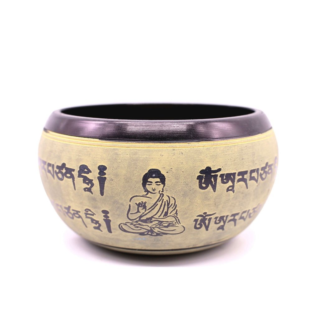 CAMPANA TIBETANA BUDDHA IN ALLUMINIO - 550g - Clorophilla Shop