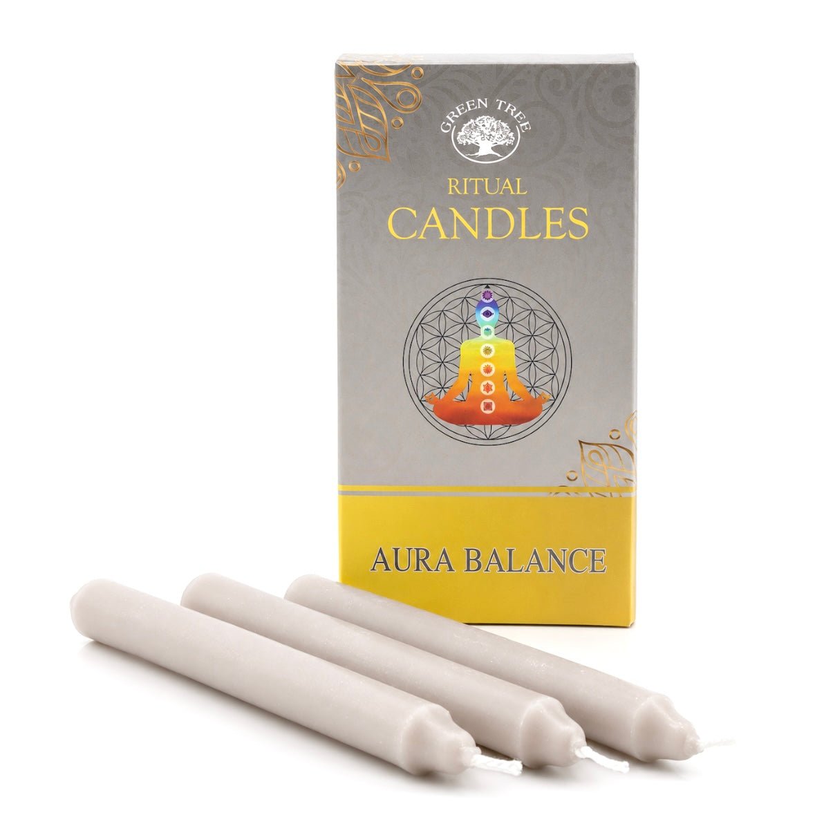 CANDELE RITUALI AURA BALANCE - Riequilibrio e armonizzazione dell'Aura - Clorophilla Shop
