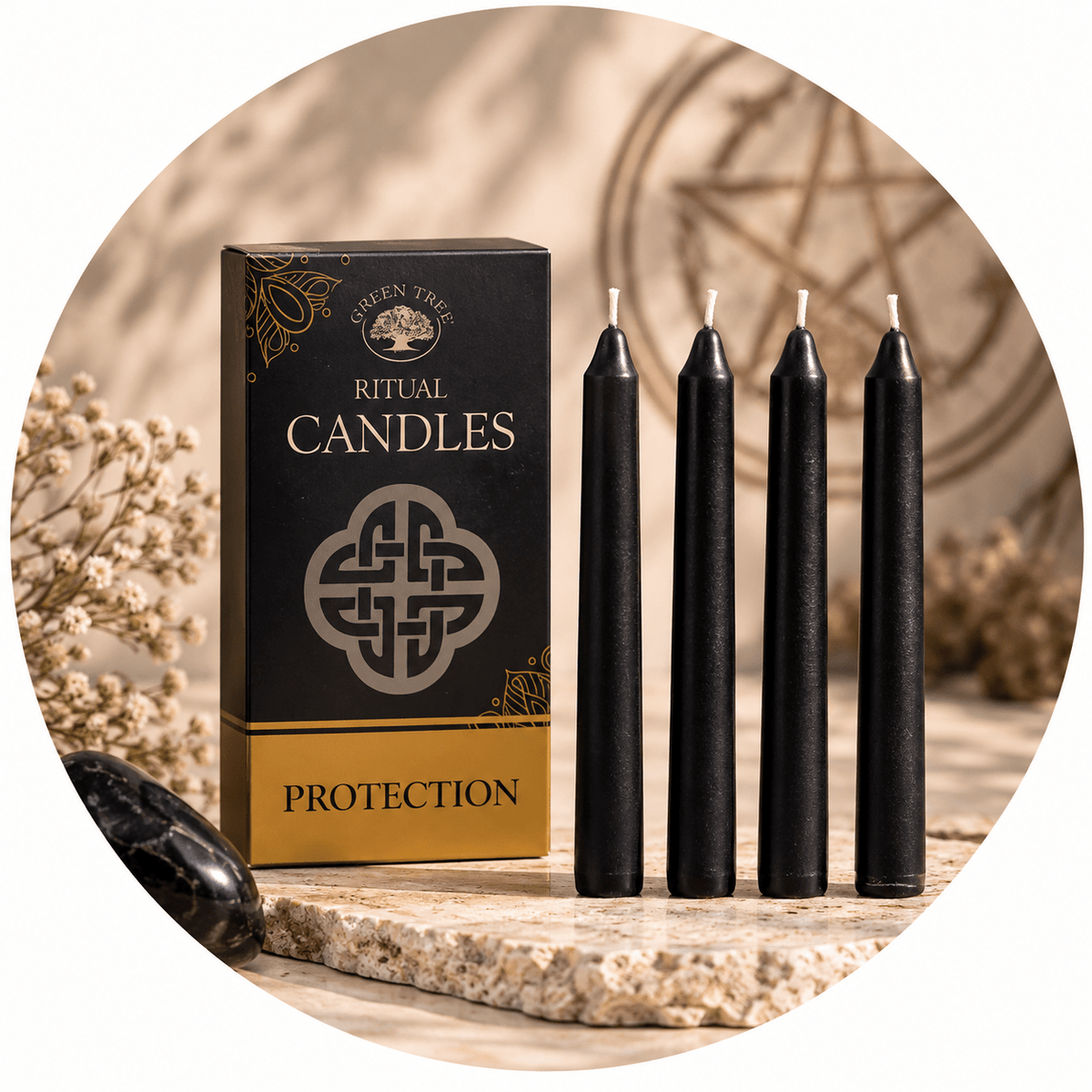 CANDELE RITUALI - Protezione - Clorophilla Shop