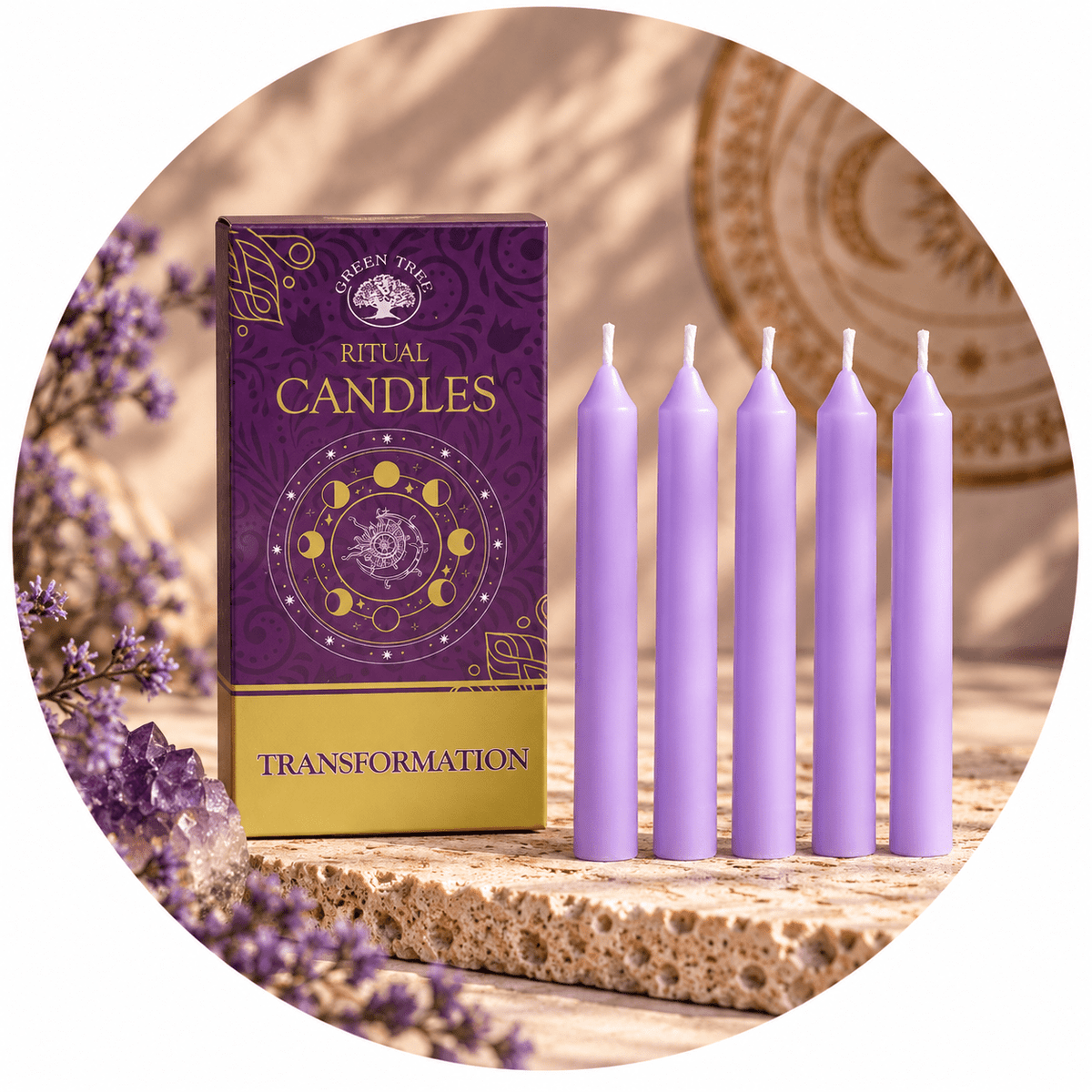 CANDELE RITUALI - Trasformazione - Clorophilla Shop