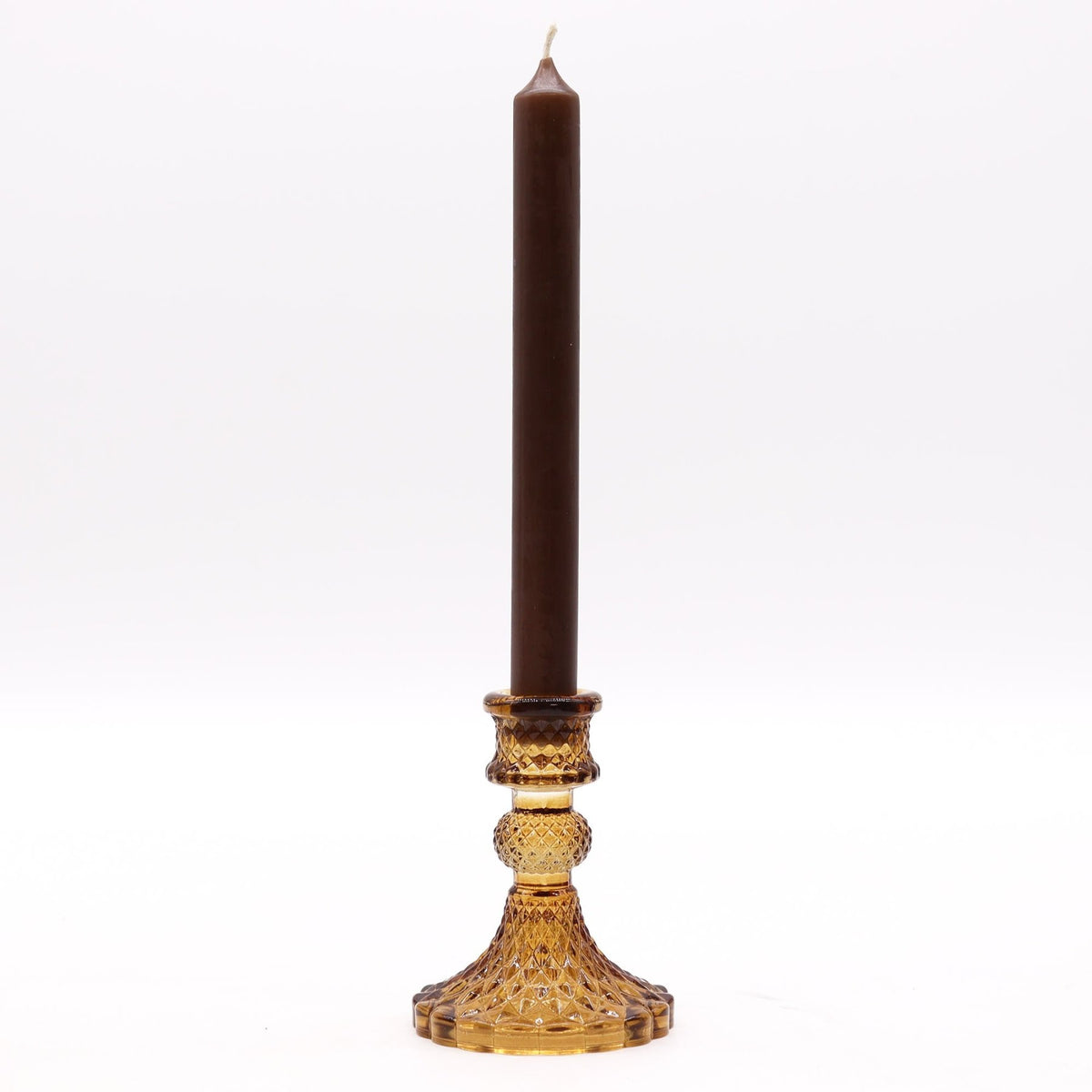 CANDELIERE VINTAGE IN VETRO - Ambra - Clorophilla Shop