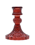 CANDELIERE VINTAGE IN VETRO - Rosso - Clorophilla Shop