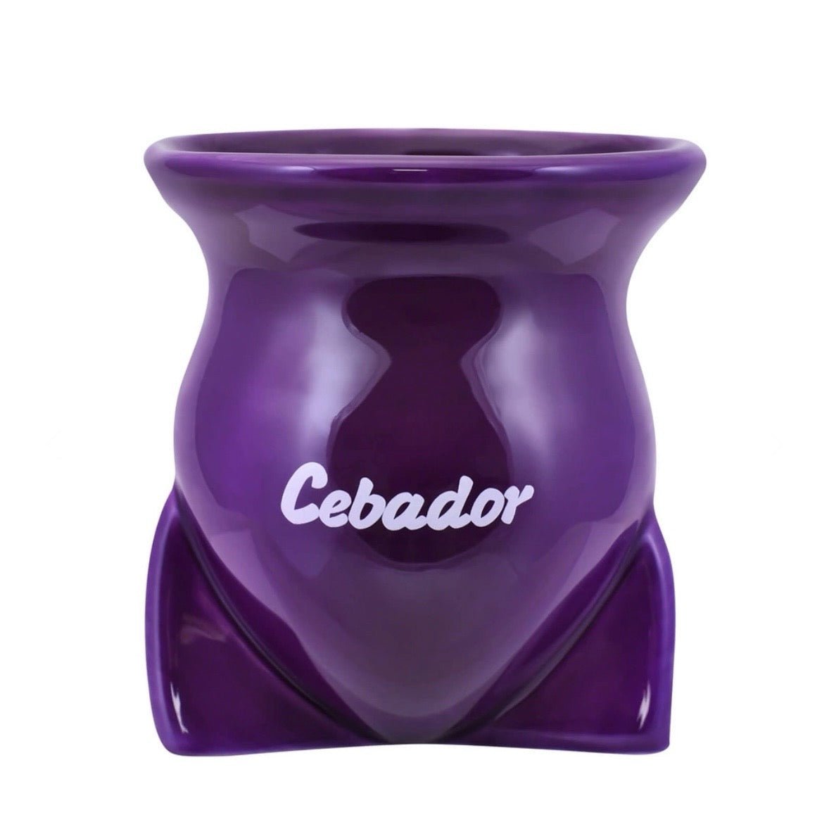 CEBADOR TORPEDO MATE IN CERAMICA - Viola - Clorophilla Shop
