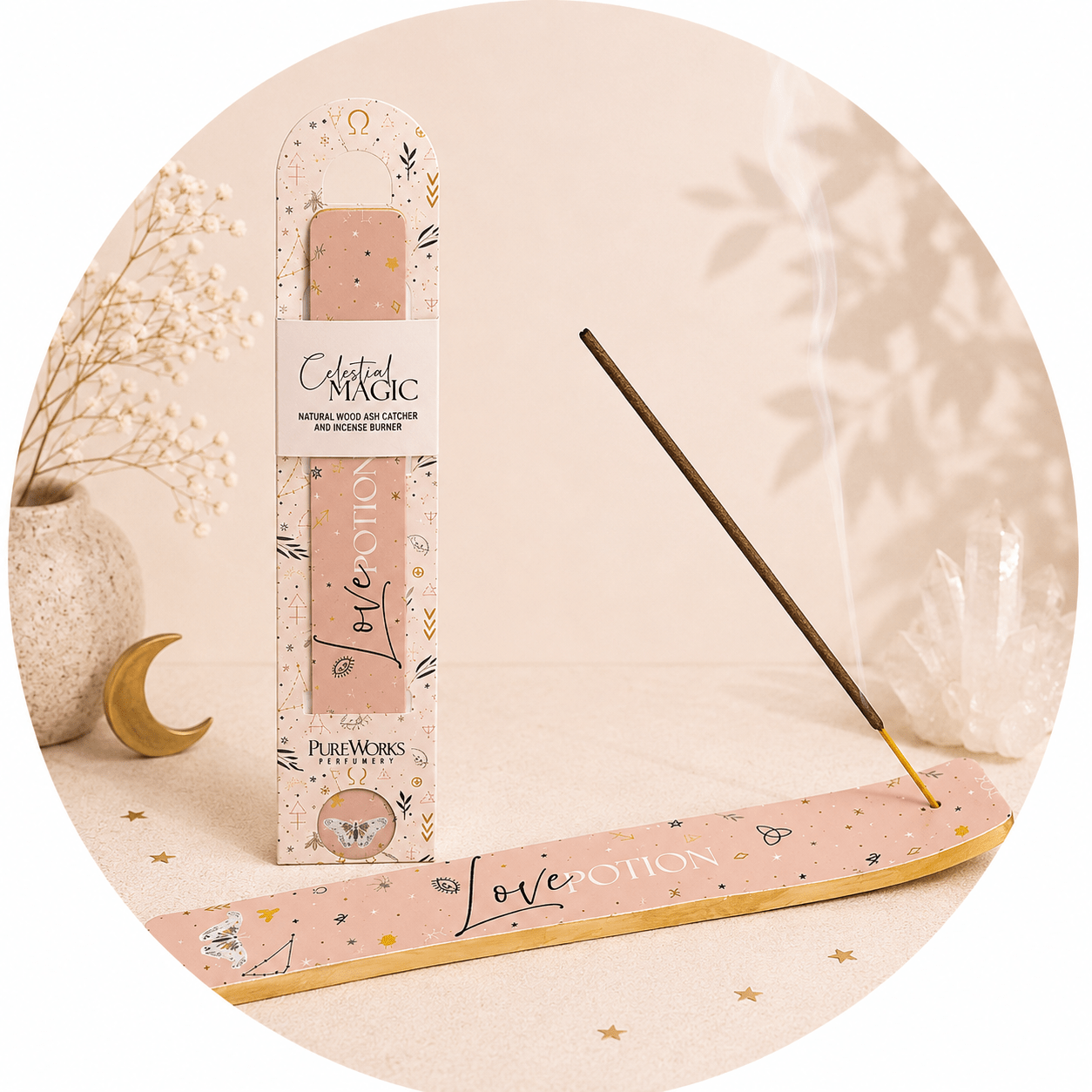 CELESTIAL MAGIC BRUCIAINCENSO - Pozione d'amore - Clorophilla Shop