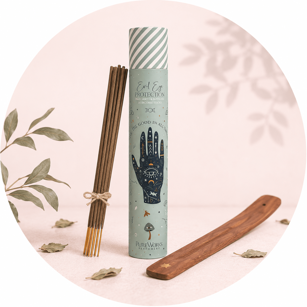 CELESTIAL MAGIC INCENSO PROTEZIONE MALOCCHIO - Bruciaincenso incluso - Clorophilla Shop
