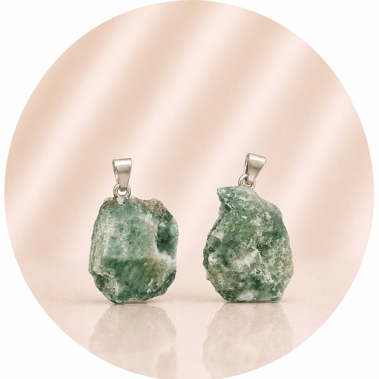 CIONDOLO AGATA ALBERO GREZZA - Equilibrio, crescita e connessione con la natura - Clorophilla Shop