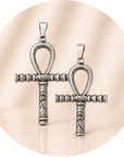 CIONDOLO CROCE ANKH OCCHIO DI HORUS - Protezione e buon auspicio - Clorophilla Shop