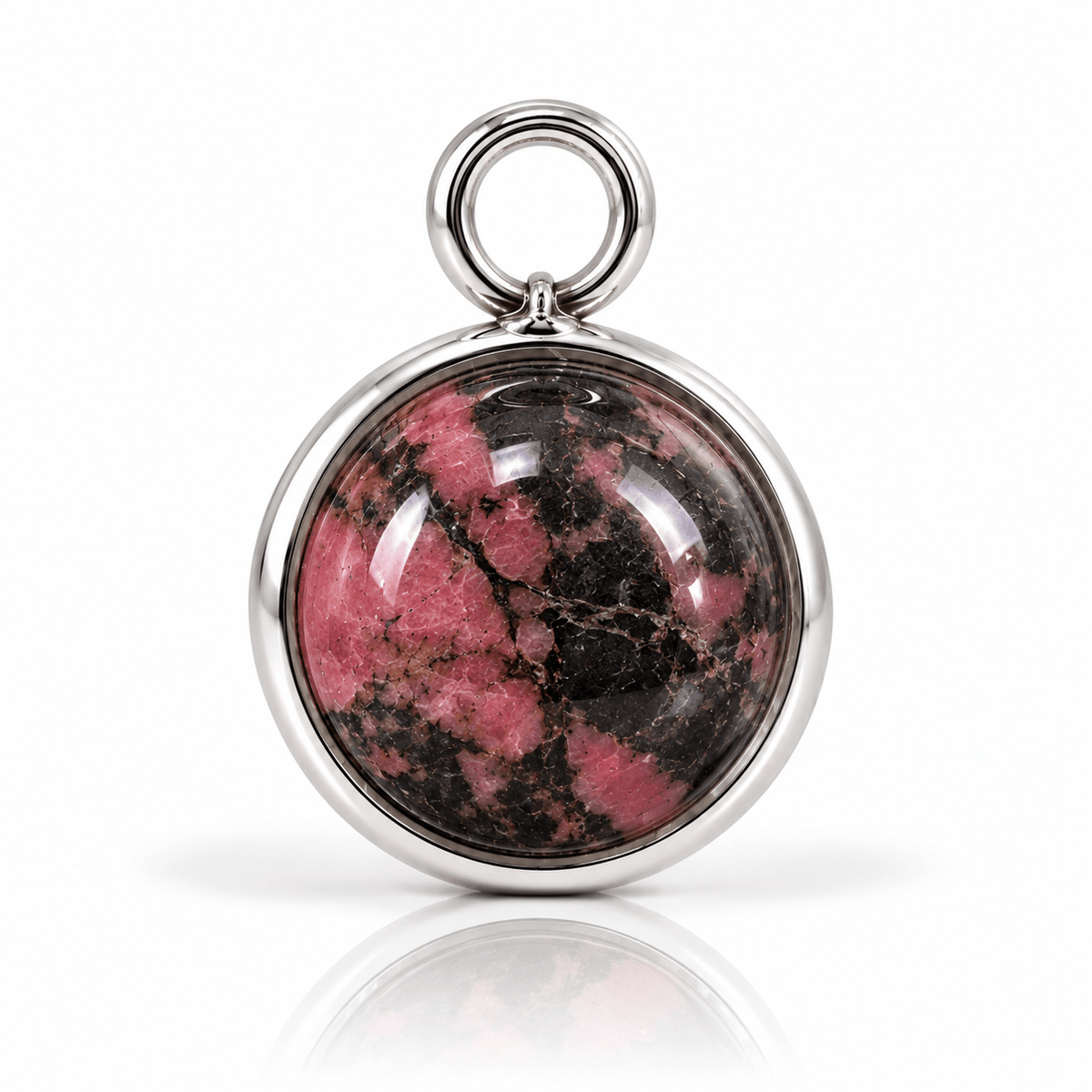CIONDOLO ELEMENT IN RODONITE - Amore e Guarigione - Clorophilla Shop