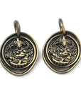 CIONDOLO GANESH IN OTTONE BRONZO ANTICO – Amuleto Spirituale - Clorophilla Shop
