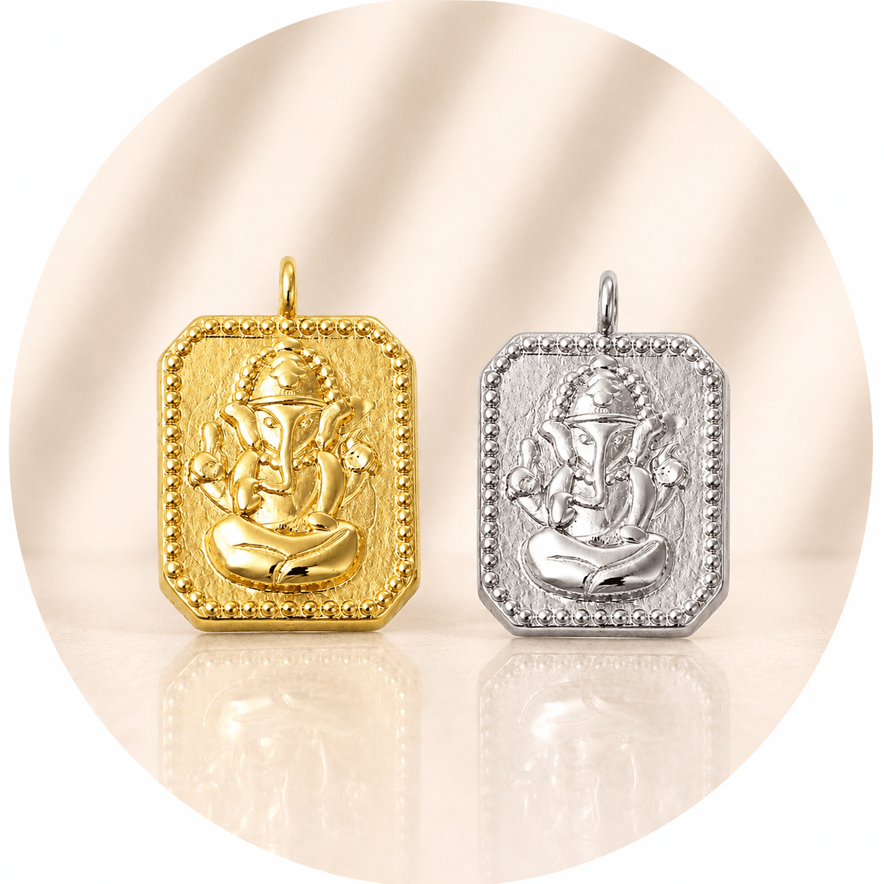 CIONDOLO GANESH OTTAGONALE – Prosperità, saggezza e fortuna - Clorophilla Shop