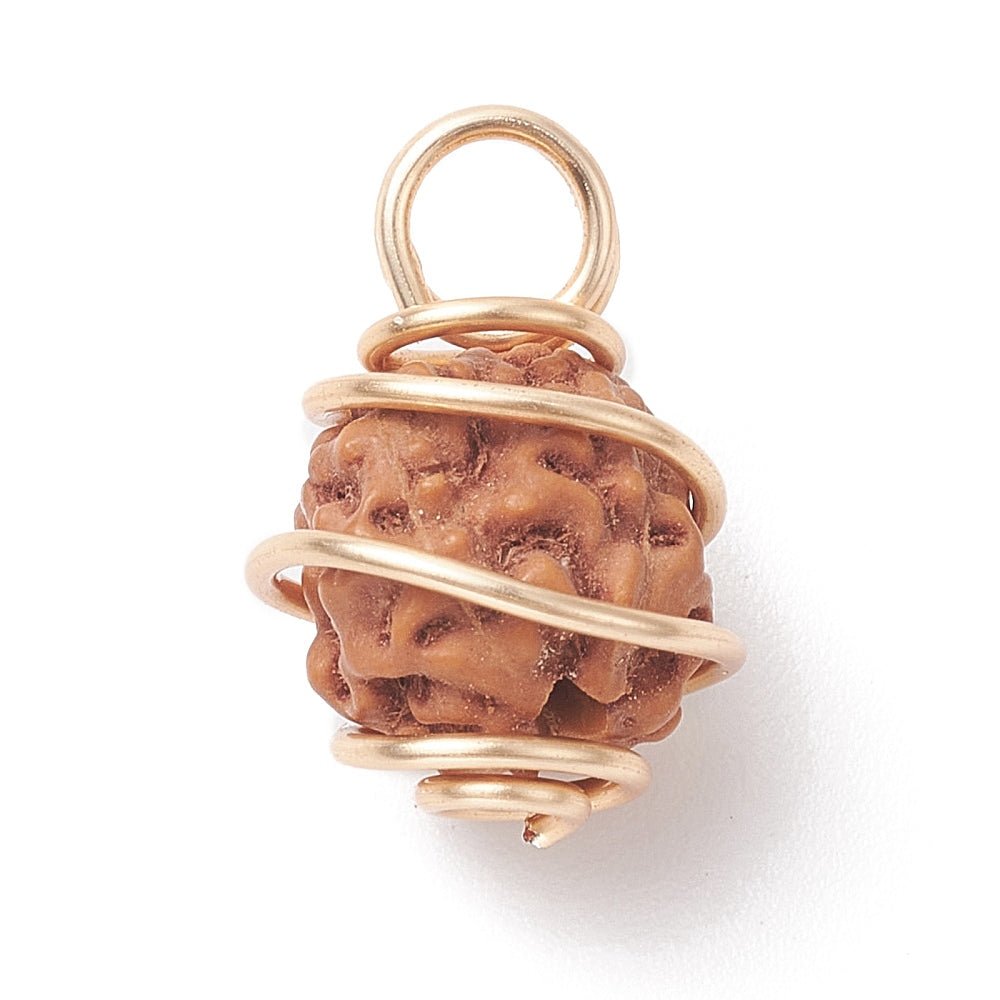 CIONDOLO IN RUDRAKSHA - Protezione, connessione interiore e crescita spirituale - Clorophilla Shop