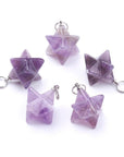 CIONDOLO MERKABA IN AMETISTA - Calma e rilassamento - Clorophilla Shop