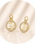 CIONDOLO OHM CON ZIRCONI MICRO PAVÉ - Energia universale, equilibrio e armonia - Clorophilla Shop