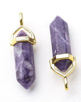 CIONDOLO PRISMA IN CHAROITE - Trasformazione, forza interiore e crescita personale - Clorophilla Shop