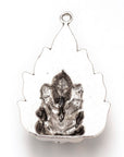 CIONDOLO TIBETANO GANESH ARGENTO ANTICO - Saggezza e prosperità - Clorophilla Shop