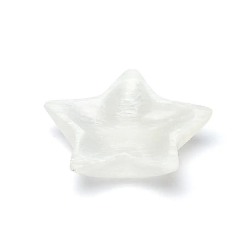 Ciotola a forma di stella in Selenite - Clorophilla Shop