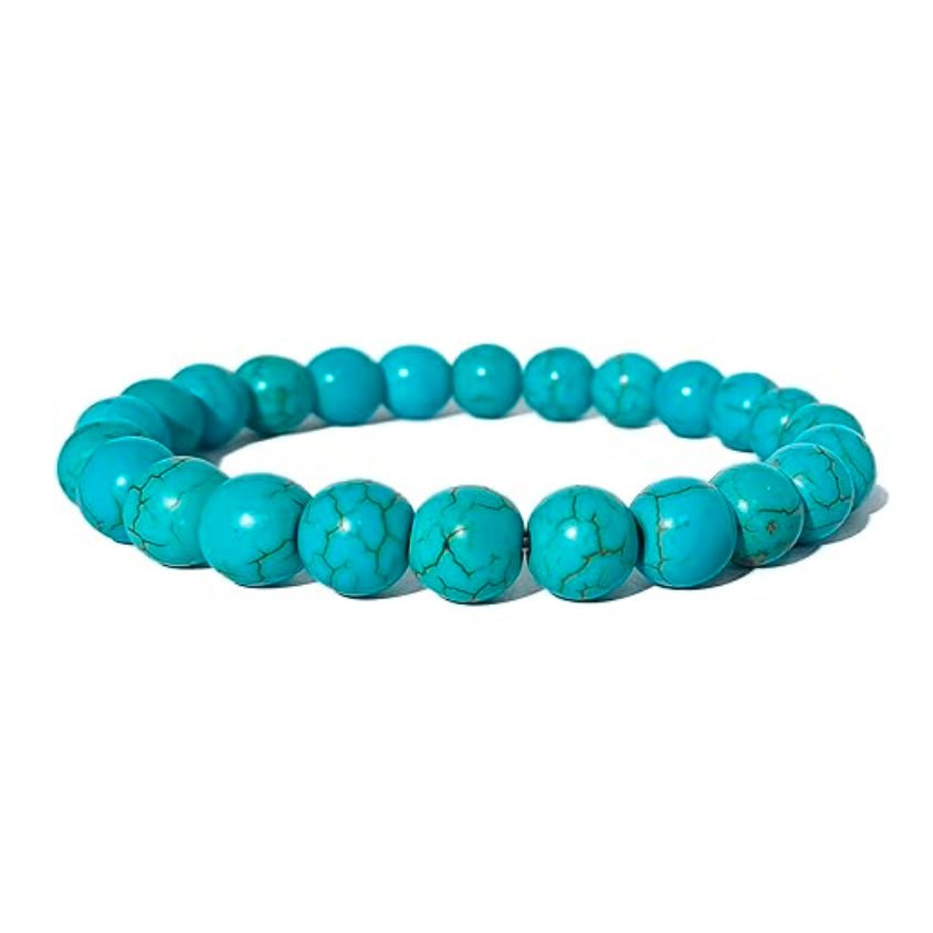 Clorophilla bracciale elastico in Turchese Celeste - EQUILIBRIO EMOTIVO E SERENITÀ - Clorophilla Shop