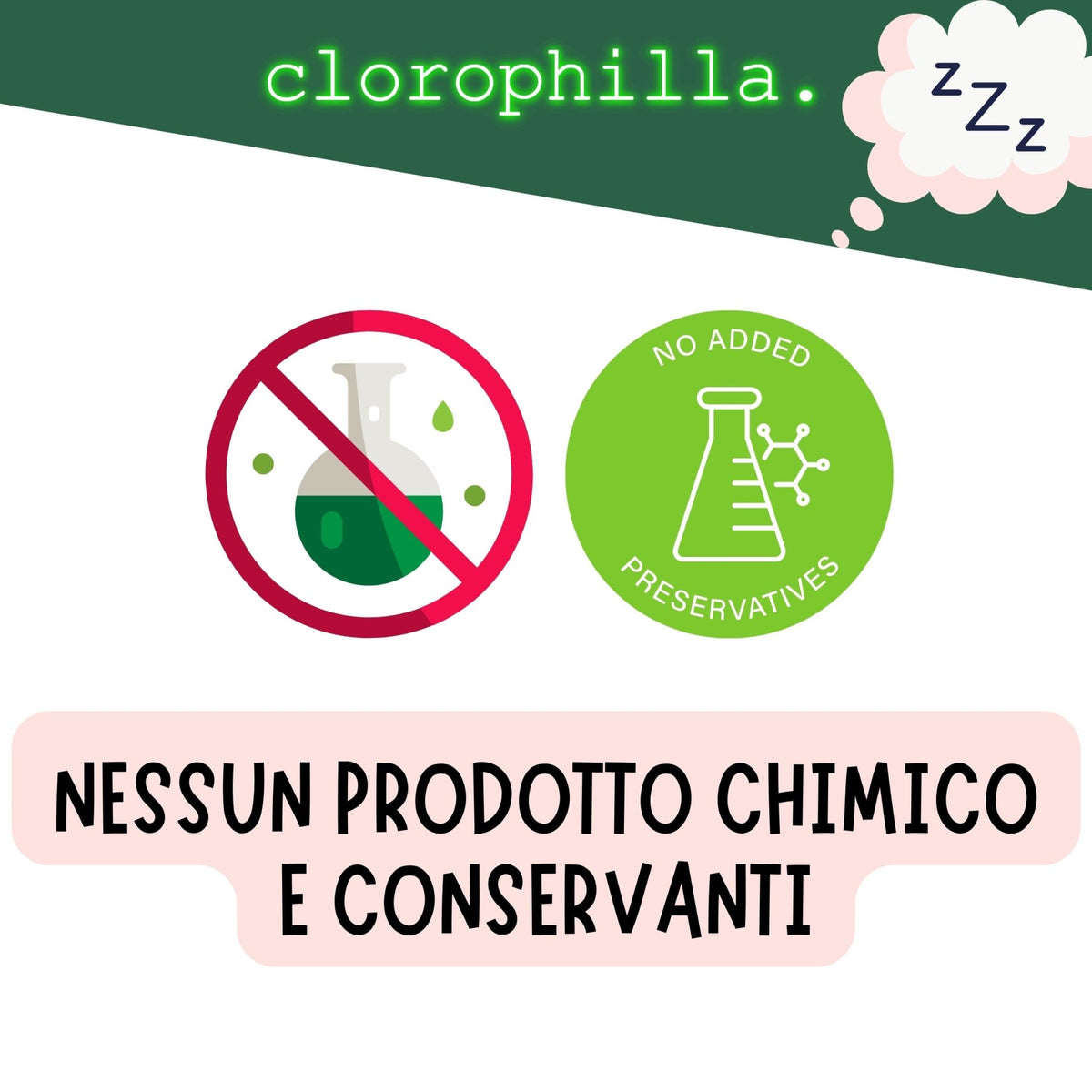 Clorophilla - DORMI BENE Spray per cuscino rilassante, calmante notte - 100ml - Clorophilla Shop