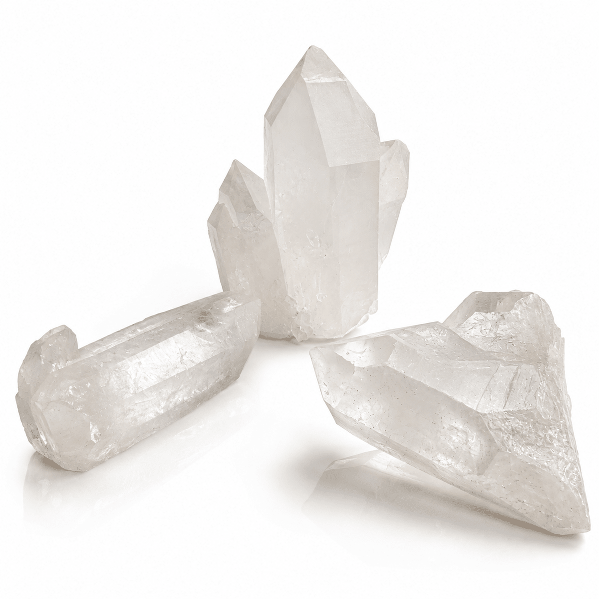 CLUSTER DI CRISTALLO DI ROCCA (QUARZO IALINO) – Amplificazione delle energie - Clorophilla Shop