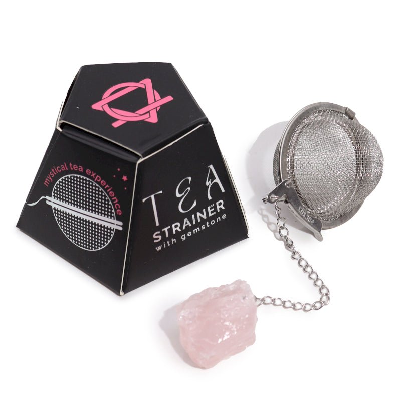 COLINO INFUSORE TISANA CON PIETRA GREZZA - Quarzo rosa - Clorophilla Shop