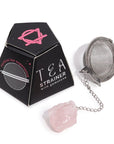 COLINO INFUSORE TISANA CON PIETRA GREZZA - Quarzo rosa - Clorophilla Shop