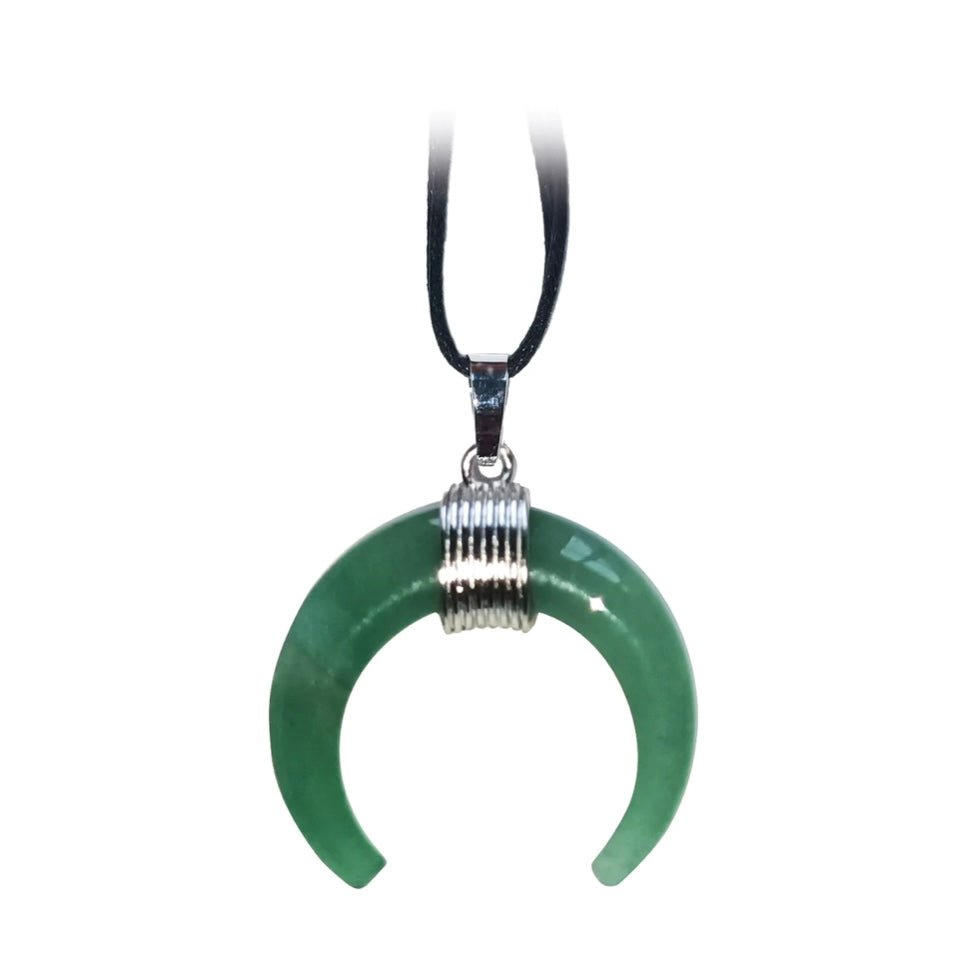 Collana amuleto Avventurina Verde - Fortuna, Ottimismo e Vitalità - Clorophilla Shop