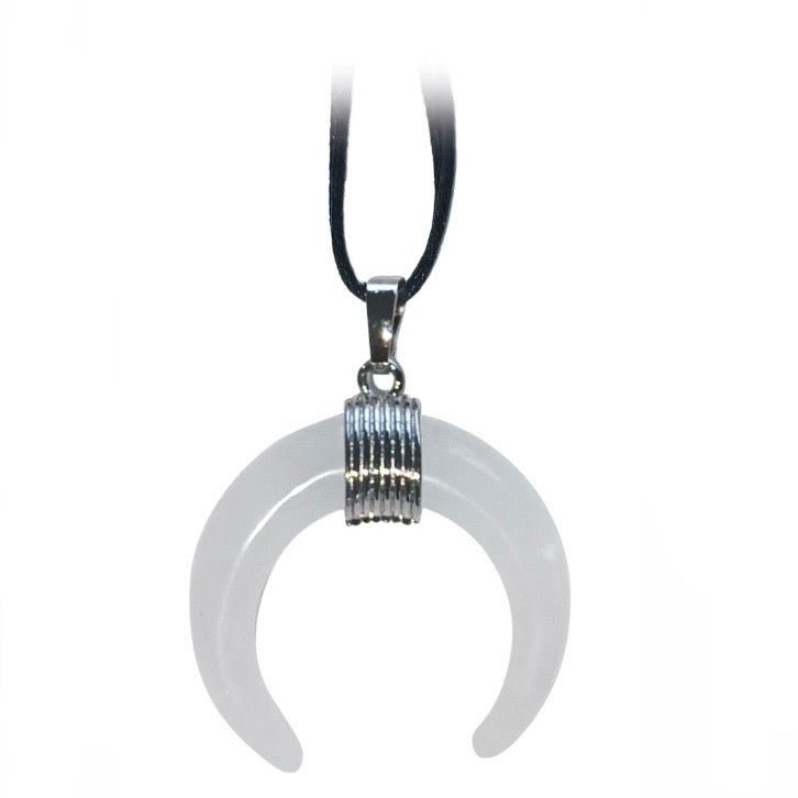 Collana amuleto Cristallo di Rocca - Guarigione, Chiarezza, Concentrazione - Clorophilla Shop