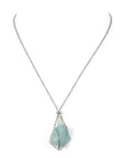 COLLANA CON GABBIETTA PER PIETRE - Acciaio 304 - Clorophilla Shop