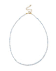 Collana in Acquamarina Naturale in ottone - calma e serenità - Clorophilla Shop