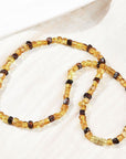 COLLANA IN AMBRA naturale 50cm - Talismano di protezione - Clorophilla Shop