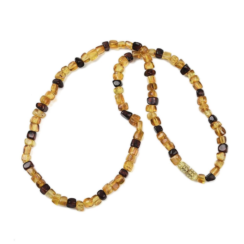 COLLANA IN AMBRA naturale 50cm - Talismano di protezione - Clorophilla Shop