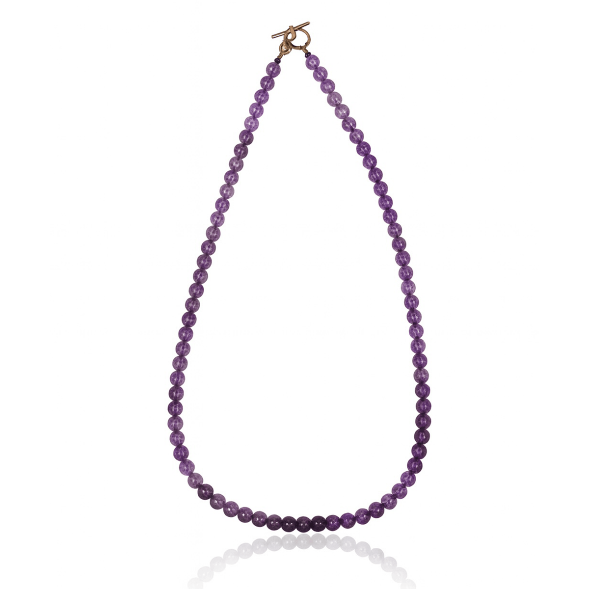 COLLANA IN AMETISTA - Calma, spiritualità e protezione - Clorophilla Shop