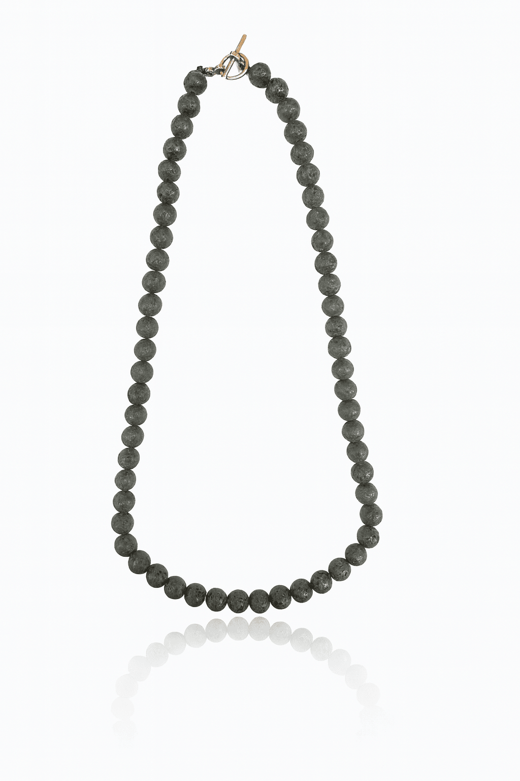 COLLANA IN PIETRA LAVICA - Forza, stabilità e radicamento - Clorophilla Shop