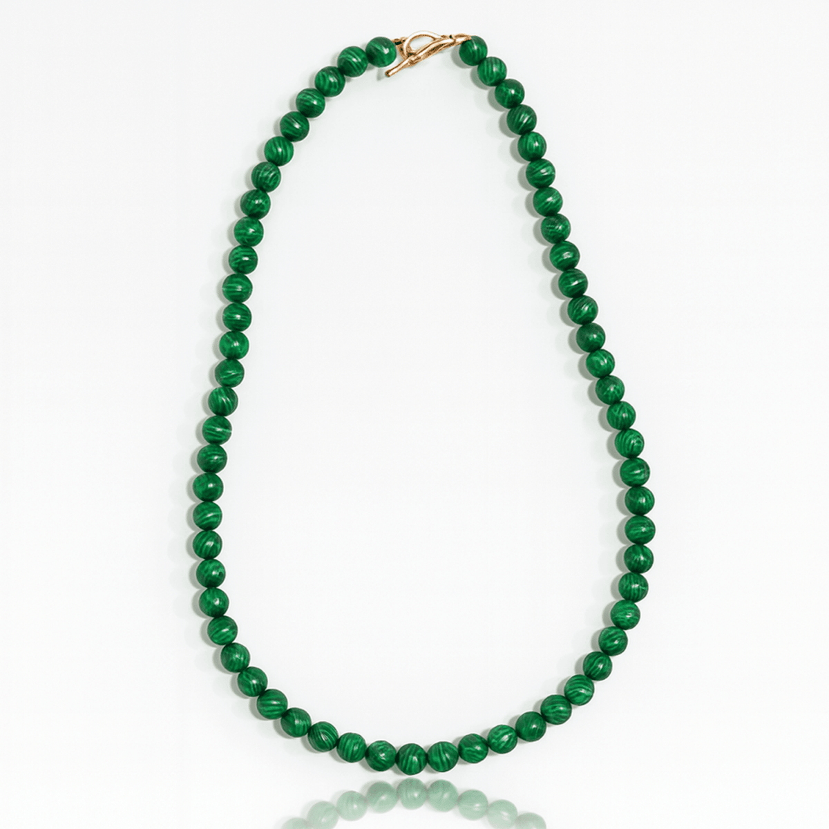Collana in pietra naturale - Malachite Naturale - Clorophilla Shop