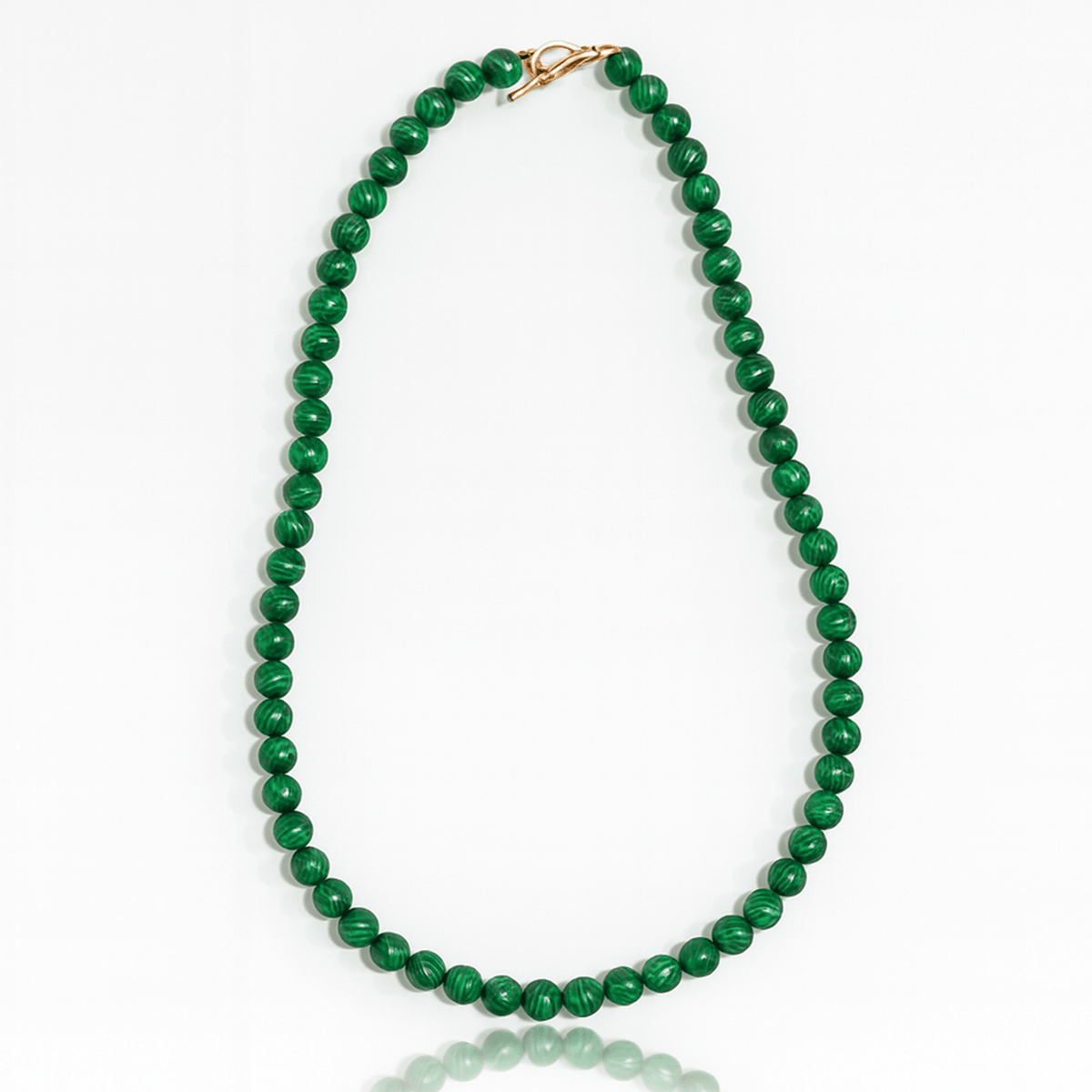 Collana in pietra naturale - Malachite Naturale - Clorophilla Shop