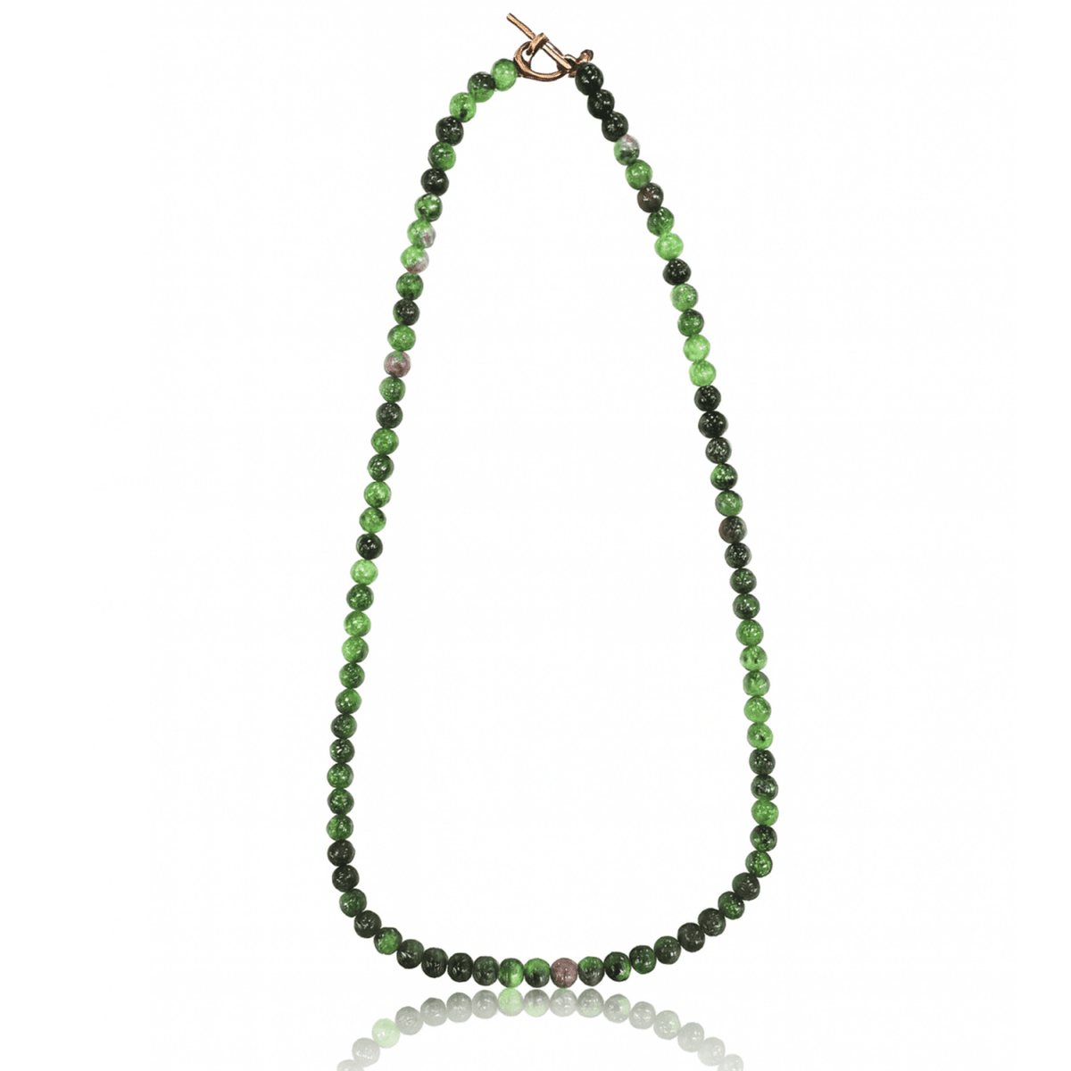 Collana in pietra naturale - Rubino zoisite - Clorophilla Shop