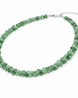 Collana in scaglie di pietra naturale - Avventurina verde - Clorophilla Shop