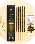 CRYSTAL SCENTS INCENSO IN BASTONCINI E CHIPS DI PIETRA NATURALE - Occhio di tigre - Clorophilla Shop