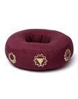 CUSCINO CAMPANA TIBETANA 7 CHAKRA - Bordeaux - Clorophilla Shop