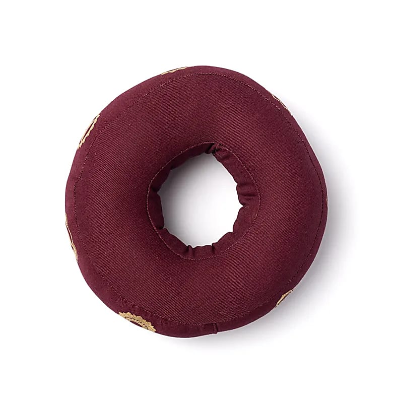 CUSCINO CAMPANA TIBETANA 7 CHAKRA - Bordeaux - Clorophilla Shop
