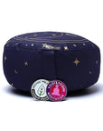 CUSCINO MEDITAZIONE LUNA BLU NAVY - Cotone organico (OCS) - Clorophilla Shop