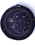 CUSCINO MEDITAZIONE LUNA BLU NAVY - Cotone organico (OCS) - Clorophilla Shop