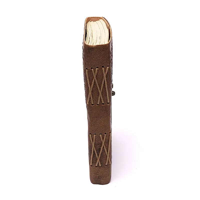 DIARIO CUORE IN SIMILPELLE - 100 pagine - Clorophilla Shop