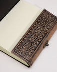 DIARIO IN PELLE VINTAGE HAMSA - Mano di Fatima - Clorophilla Shop