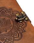 DIARIO MANDALA IN SIMILPELLE - 100 pagine - Clorophilla Shop