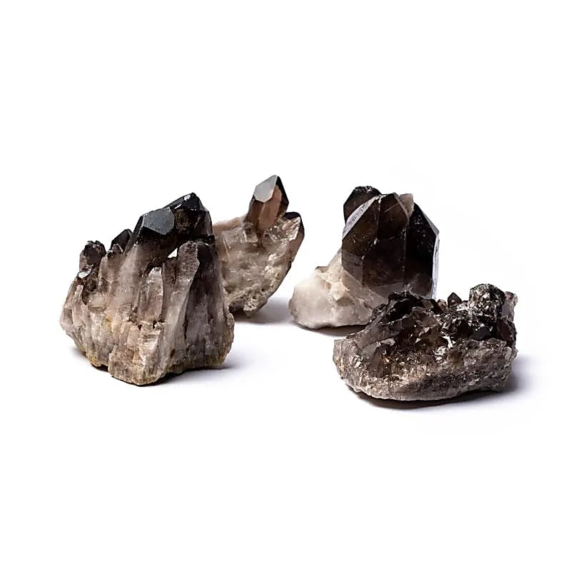 Drusa Quarzo Fumè grezza - Origine Brasile - Pietra da 6-12cm - Clorophilla Shop